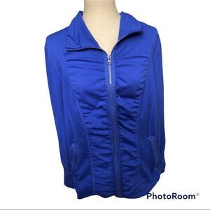 Play Fast Forward Blue Zipper Jacket